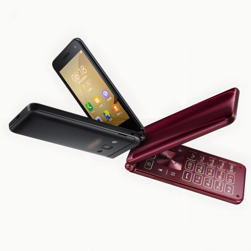 G1650 3G Flip Smart Phone Android Dual SIM Card Loud Volume Flip Keypad Smart Phone